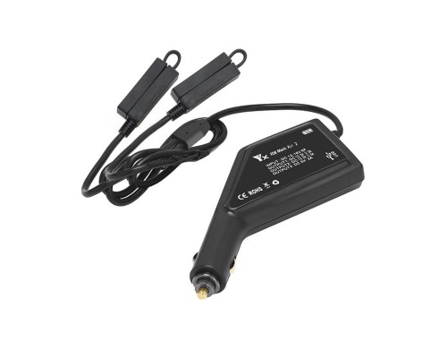 Автомобильное зарядное устройство для 2 аккумуляторов и пульта DJI Mavic Air 2 / Air 2S (YX)