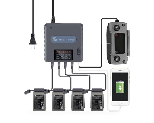 Зарядное устройство DJI Mavic 2 (С дисплеем) (YX)