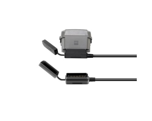 Автомобильное зарядное устройство для 2 аккумуляторов и пульта DJI Mavic 2 (YX)