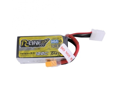 Аккумулятор Tattu R-Line V2.0 1300мАч 4S 100C LiHV (XT60)