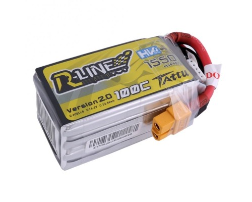 Аккумулятор Tattu R-Line V2.0 1550мАч 4S 100C LiHV (XT60)