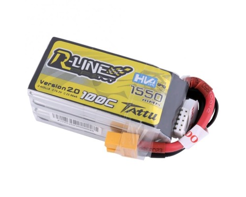 Аккумулятор Tattu R-Line V2.0 1550мАч 4S 100C LiHV (XT60)