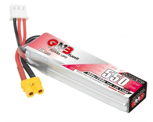Аккумулятор GNB 550мАч 2S 100C LiPo (XT30)