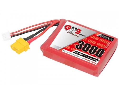 Аккумулятор GNB 3000мАч 2S 5C LiPo для Radiomaster TX12 (XT60)
