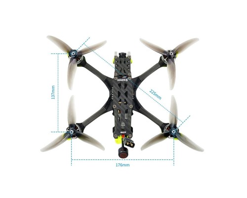 Квадрокоптер GEPRC MARK5 HD c Caddx Vista (BNF-DJI)
