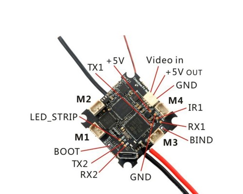 Полётный контроллер Happymodel CRAZYBEE F4 LITE 1S 4in1 Frsky Version (FCC)