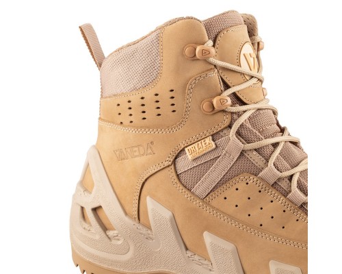 Ботинки Vaneda V-Clutch 1192 Pro On Duty Beige Nubuck Boot, Mid бежевые