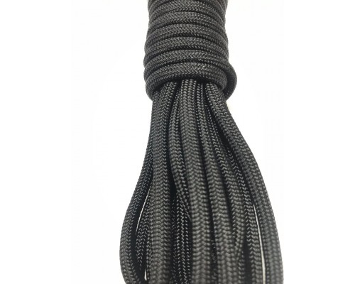 Шнурки из паракорда 180 см Black