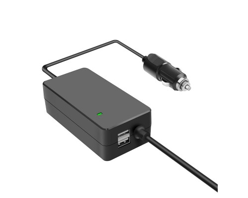 Автомобильное зарядное устройство для 2 аккумуляторов и пульта DJI Mavic Air 2 / Air 2S повышенной мощности (2 USB) (YX)