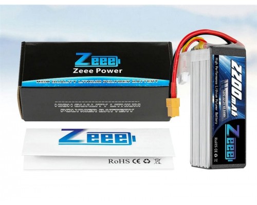 Аккумулятор Zeee 2200мАч 6S 120C LiPo (XT60)