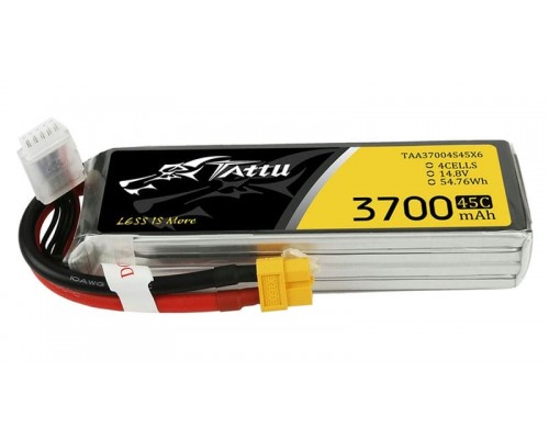 Аккумулятор Tattu 3700мАч 4S 45C LiPo (XT60)