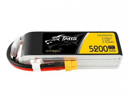 Аккумулятор Tattu 5200мАч 4S 35C LiPo (XT60)