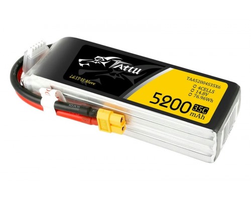 Аккумулятор Tattu 5200мАч 4S 35C LiPo (XT60)