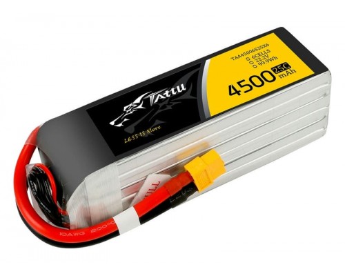 Аккумулятор Tattu 4500мАч 6S 25C LiPo (XT60)