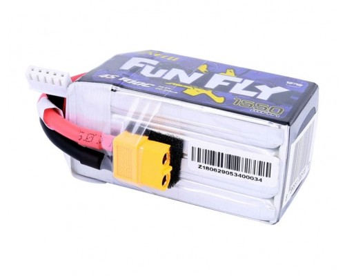 Аккумулятор Tattu FunFly 1550мАч 4S 100C LiPo (XT60)