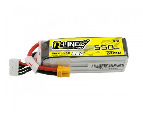 Аккумулятор Tattu R-Line 550мАч 4S 95C LiPo (XT30)