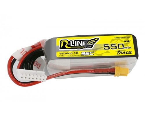 Аккумулятор Tattu R-Line 550мАч 6S 95C LiPo (XT30)