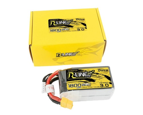 Аккумулятор Tattu R-Line V3.0 1800мАч 4S 120C LiPo (XT60)