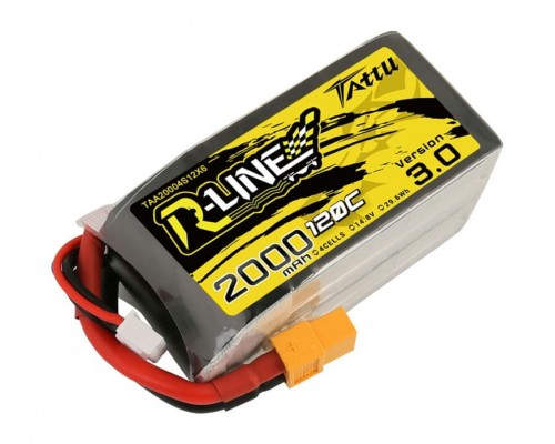 Аккумулятор Tattu R-Line V3.0 2000мАч 4S 120C LiPo (XT60)