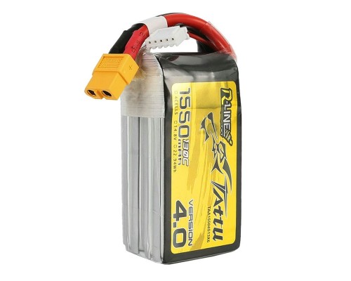 Аккумулятор Tattu R-Line V4.0 1550мАч 4S 130C LiPo (XT60)