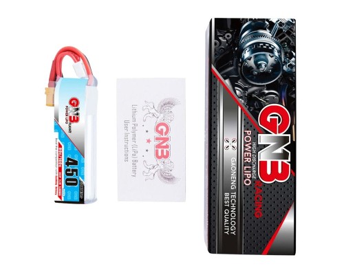 Аккумулятор GNB 450мАч 3S 80C LiPo (XT30)