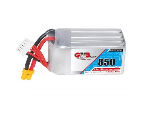 Аккумулятор GNB 850мАч 4S 80C LiPo (XT30)