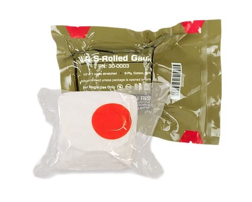 Стерильный марлевый бинт (хлопок) S-Rolled Gauze