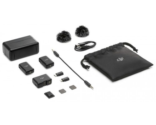 Микрофон DJI Mic (2 передатчика + 1 приёмник + зарядный кейс)