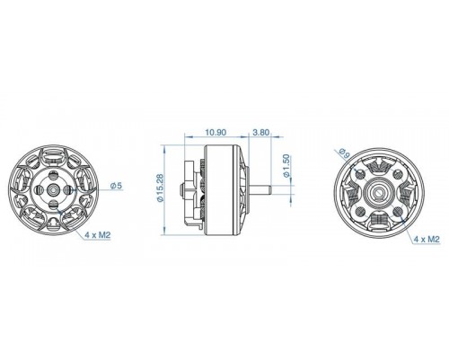 Мотор GEPRC GR1204-5000KV