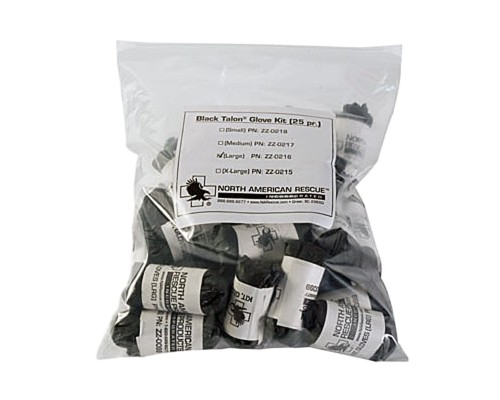 Нитриловые медицинские перчатки Black Talon North American Rescue