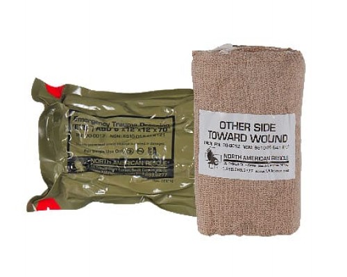 Стерильный бинт Emergency Trauma Dressing (ETD)- Abdominal/Stump North American Rescue