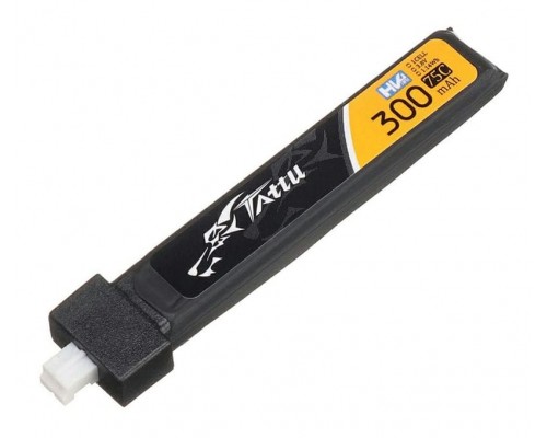 Аккумулятор Tattu 300мАч 1S 75C LiHV (PH2.0)