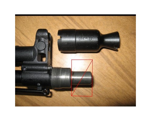 ДТК Вектор с резьбой M24*1,5, калибр .366ТКМ (VR-08)