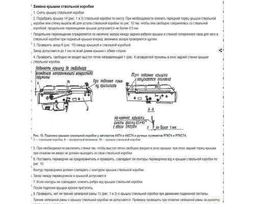 Крышка ствольной коробки для АКМ