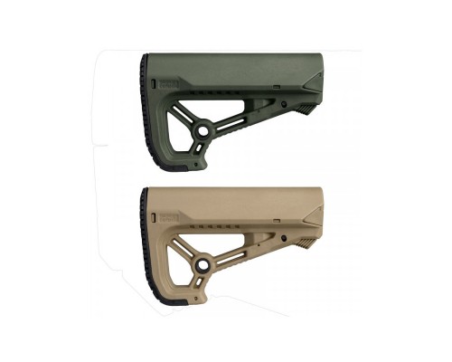 Полимерный приклад GL-CORE-S черный com/mil-spec