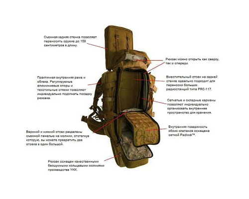 Тактический рюкзак Skycrane II Eberlestock