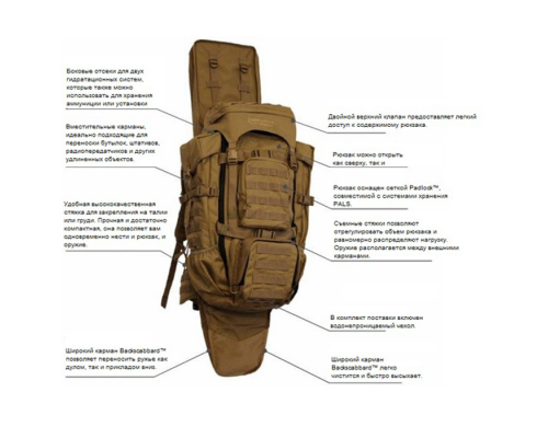 Тактический рюкзак Skycrane II Eberlestock