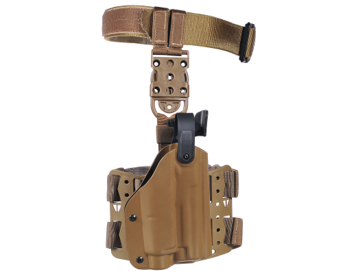 Тактическая пластиковая кобура WRS Level II Duty Holster Blade-Tech