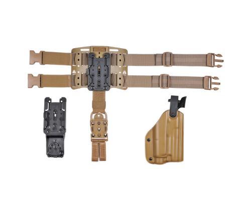 Тактическая пластиковая кобура WRS Level II Duty Holster Blade-Tech