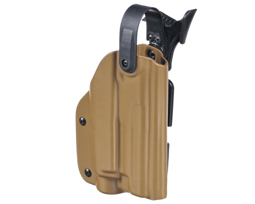 Тактическая пластиковая кобура для Глок 17, Sig Sauer с фонарём WRS Level II Duty Holster w/Tac-light Blade-Tech