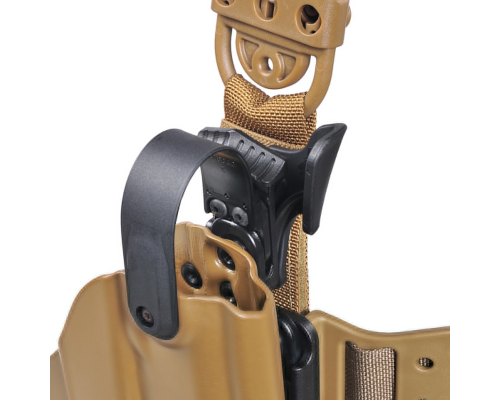 Тактическая пластиковая кобура для Глок 17, Sig Sauer с фонарём WRS Level II Duty Holster w/Tac-light Blade-Tech