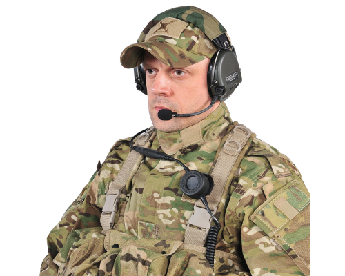 Активные наушники коммутируемые с радиостанцией LIberator II (III) Tactical Command Industries