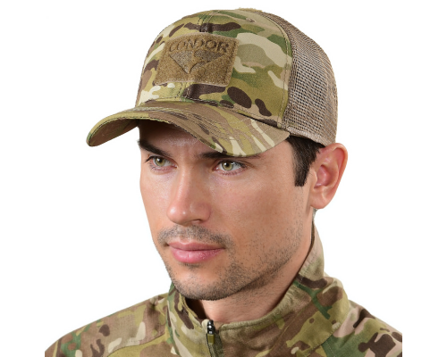 Тактическая кепка с сеткой меш Flat Bill Trucker Condor