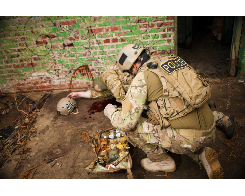 Тактическая сумка-рюкзак с медицинским комплектом R-AID BAG Tactical Medical Solutions